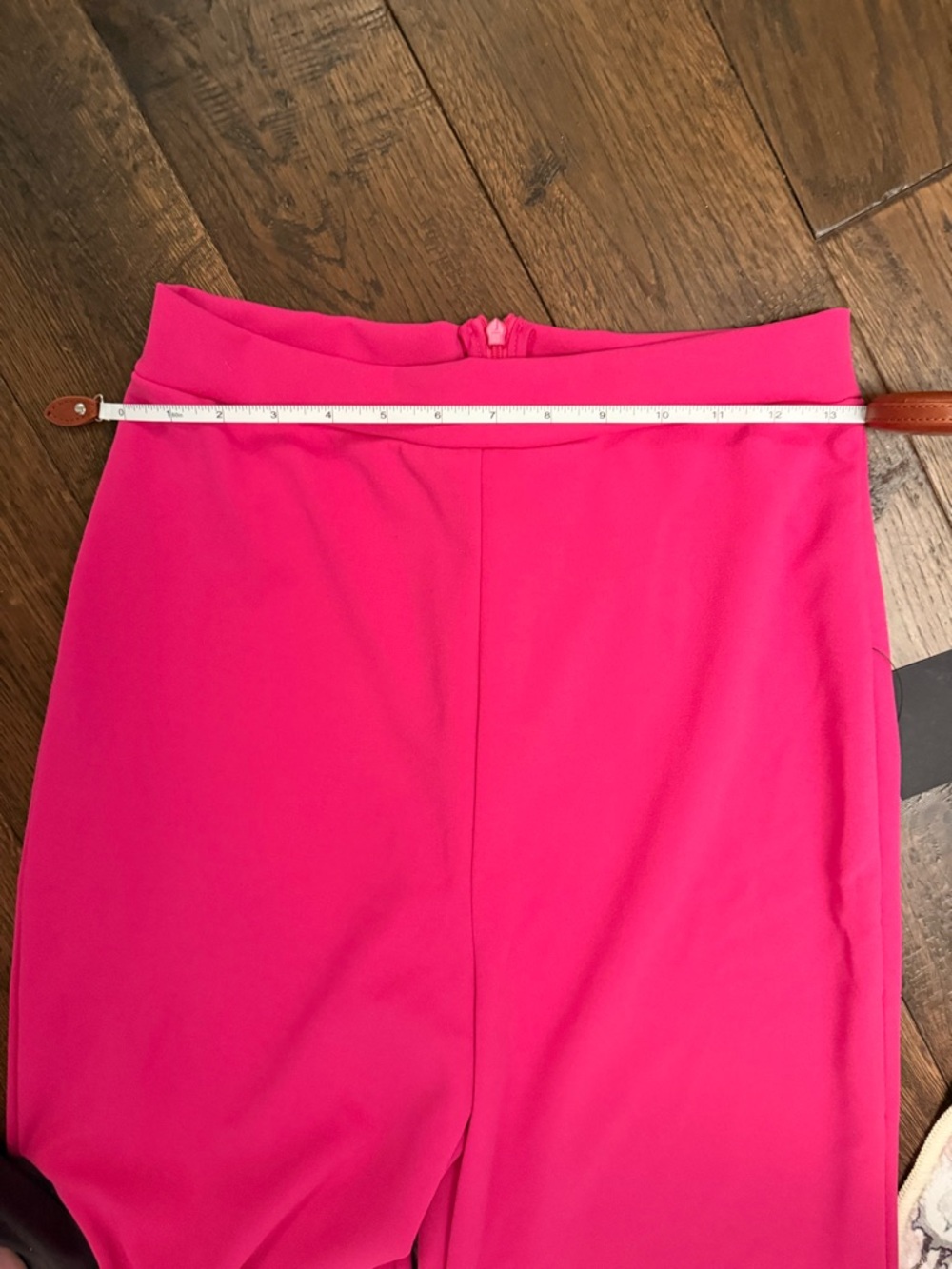 Lulu's Fuchsia Wide Leg Pants & Crop Top Set - Picture 9 of 9